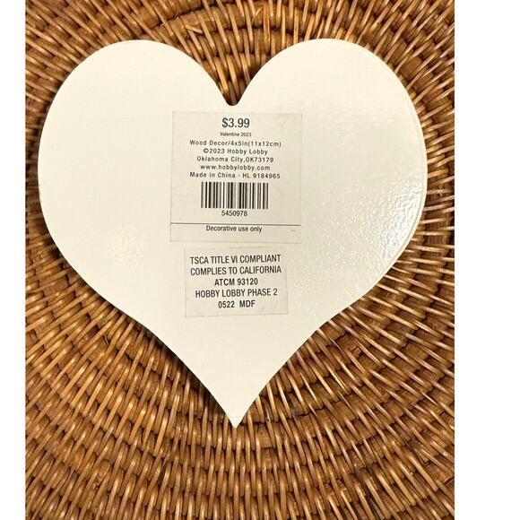 You + Me  = Us Heart Decor, Valentines Day, Family, Love, Neutral Decor - Picture 7 of 8